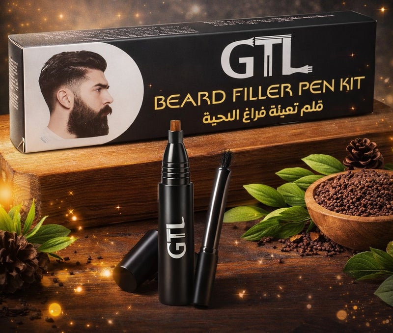dark brown beard filler pen